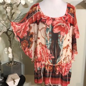 Floral Print Women's Top